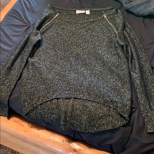 black and gold dressy sweater